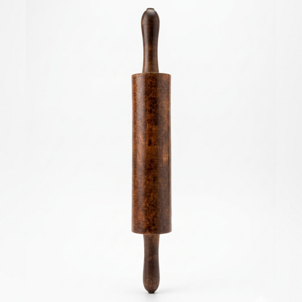Revolving Wooden Balan – Premium Quality Finish Rolling Pin (15x9 Inch) - Brown