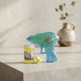 Kids Bubble Gun Toy – Automatic Bubble Blaster with LED Lights & Solution
