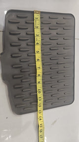 Sink Mat Black Durable Non Slip Design Protects Sink Surface Prevents Scratches And Keeps Kitchen Clean Size 26x32cm