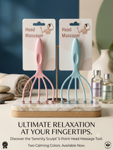 Serenity Sculpt 5-Point Head Massage Tool (Random colors)