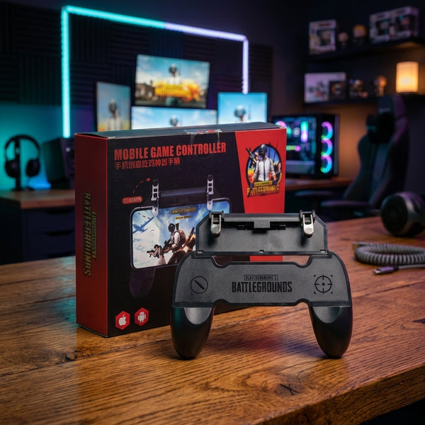 PUBG Mobile Game Controller - Ergonomic Handle with L1 R1 Triggers