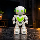 Robot 8 Remote Control Dancing Robot Toy With LED Lights, Music And Long Battery Life For Kids Ages 6+ (Random Color)