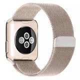 Pale Rose | Apple Watch Milanese Magnetic Loop Strap | Stainless Steel Band  | 42mm / 44mm / 45mm