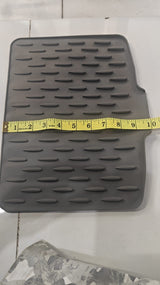 Sink Mat Black Durable Non Slip Design Protects Sink Surface Prevents Scratches And Keeps Kitchen Clean Size 26x32cm