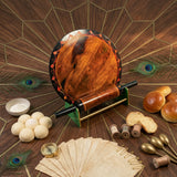 Wooden Rolling Pin and Board Set (Chakla Belan)
