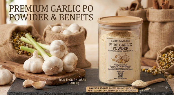 Garlic Lehsan Powder 100% Pure & Organic | Natural Cooking Essential & Flavor Booster - 100 Gram