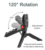 AY-49 Multi-Functional Portable Vlogger Kit with Mic, LED Light & Tripod Stand with Remote