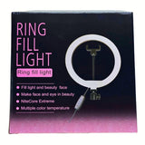 10-Inch Ring Light Kit + 7 Ft Ring Light Stand | LED Photography & Video Lighting Set