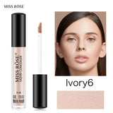 MISS ROSE Liquid Concealer | Ivory 6 | Waterproof High-Coverage Formula (5ml)
