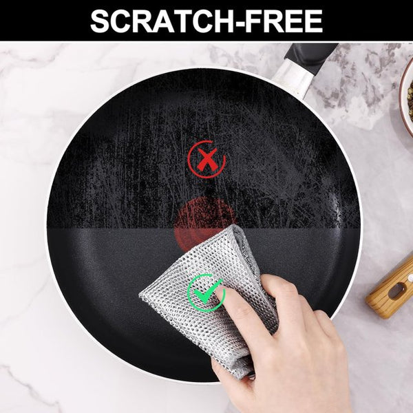 Royal Double Layer Dishwashing Wire Cleaning Cloth | Heavy-Duty Scrubber - size 1