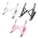 Laptop Plastic Stand Simple adjustable portable laptop stand folding abs (Random Color)