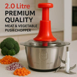 FALARI Multi-function Hand-pushing Vegetable Grater/Chopper - 2L
