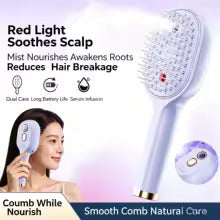 Electric Spray Retractable Air Cushion Comb - Random Color