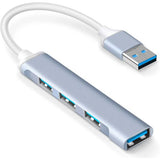 Premium 4-in-1 Metal USB 3.0/2.0 Speeds For Fast Data Transfer and Connectivity