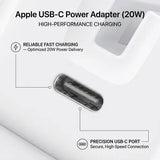 20W C To C PD 3 PIN Power Adapter For iPhone Fast Charger Adapter for iPhone and Compatible USB-C Devices