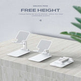 Universal Foldable Mobile & Tablet Stand | Adjustable Multi-Angle Holder