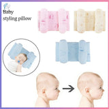 Soft Breathable Baby Pillow | Newborn Head Shaping Cushion for Flat Head Prevention