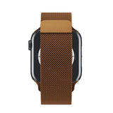 Coffee Color | Apple Watch Milanese Magnetic Loop Strap | Stainless Steel Band  | 42mm / 44mm / 45mm