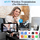 *BOYA BY-F10 2.4GHz Wireless Lavalier Microphone for Android USB-C Devices – Noise Cancelling, Plug & Play, 50m Range, 9h Battery* (With IPhone Connector)