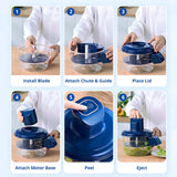 Automatic Electric Fruit and Vegetable Peeler – Portable Rechargeable Peeling Machine for Home and Commercial Use