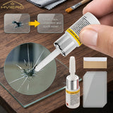 Windshield Crack Repair Kit – DIY Auto Glass Resin Repair Set for Chips, Cracks & Bullseyes