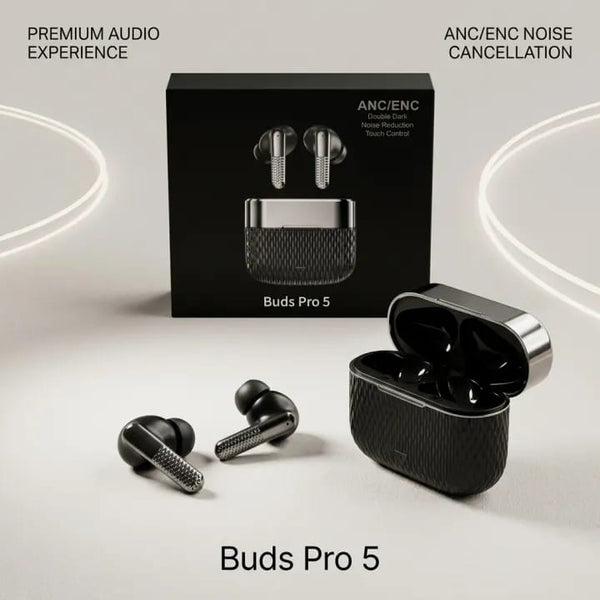Buds Pro 5 High Quality Earbuds - Audio Device Designed For Sound Playback And Daily Listening Routine
