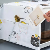 Oven & Microwave Cover | Waterproof Oil Dust Protector with Double Side Pockets