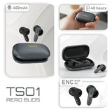 HOTTU TS01 Pocket Buds – Quad Mic ENC, Bluetooth 5.4 & 40 Hours Playtime