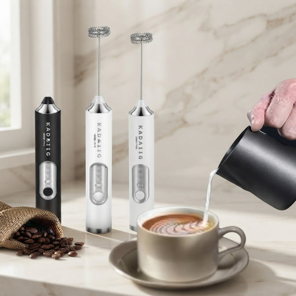 Coffee beater & Milk Frother – Handheld Electric Mini Mixer for Latte, Cappuccino & Eggs