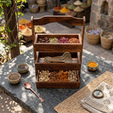 3-Tier Wooden Spoon & Cutlery Stand