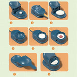 2-in-1 Dumpling & Samosa Maker | Mini Manual Tortilla & Dough Press | Random Colors