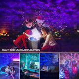 LED Night Light Starry Sky Projector with Bluetooth Speaker & Remote