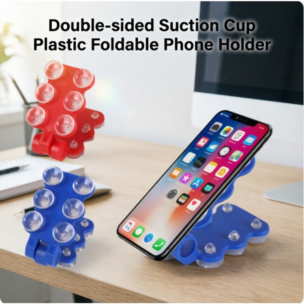 Portable Multi-Suction Cup Phone Stand Random Color