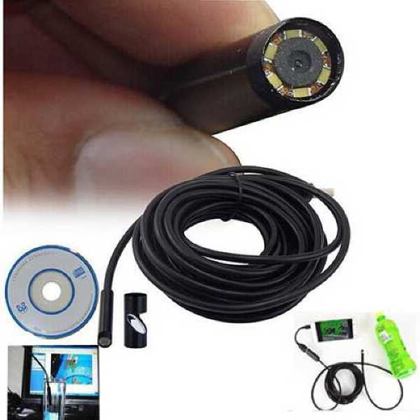 Professional 3-in-1 Endoscope Camera 3.5M – HD Waterproof Inspection Borescope with LED Lights | Type-C, Micro USB & PC Compatible for Car, Pipe & Hard-to-Reach Areas