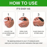 Sugar Control LI4 Acupressure Hand Clip | Stress & Migraine Relief | Random Color