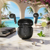 HOTTU TS07 TWS Wireless Earbuds – 25H Playtime, Bluetooth 5.4 & Solid Bass (Random Color)