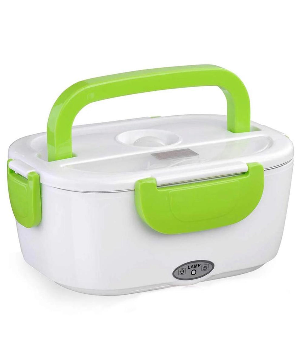 Multi-Functional Stainless Steel Electric Lunch Box – Portable Food Heater with Removable Container (Random Color)