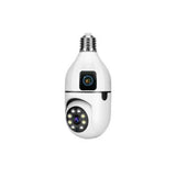 Speed-X Dual Lens Bulb Camera 1080p WiFi Panoramic Night Vision