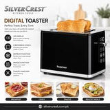 SilverCrest Premium Digital Toaster 900W with LED Display
