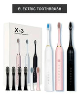 X-3 Sonic Electric Toothbrush with Replacement Heads