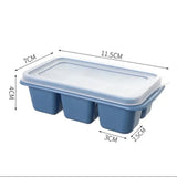 Silicone Ice Cube Tray with Lid – Reusable Food Grade Freezer Mold for Ice Cubes, Baby Food & Chocolate | Random Color