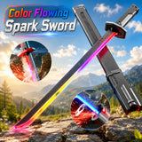 Color Flowing Spark Sword - Rechargeable LED Toy Sword