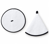 1 PCs Premium Round Kitchen Towel With Hanging Loop Soft Absorbent Durable Design Perfect For Everyday Kitchen Use | Mix Design Random Color