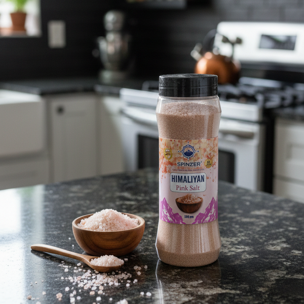Spinzer Himalayan Pink Salt Natural Mineral Rich Pure Taste Perfect Choice For Daily Cooking Needs - 500g