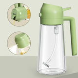 2-in-1 Oil Sprayer Bottle for Kitchen – Spray & Pour Dispenser for Cooking, Baking and BBQ