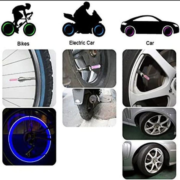 LED Motion Activated Tire Valve Cap Lights