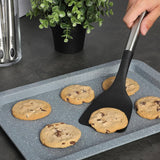 Stainless Steel Handle Silicone Spatula – Heat-Resistant Kitchen Cooking Turner for Frying, Baking, Mixing