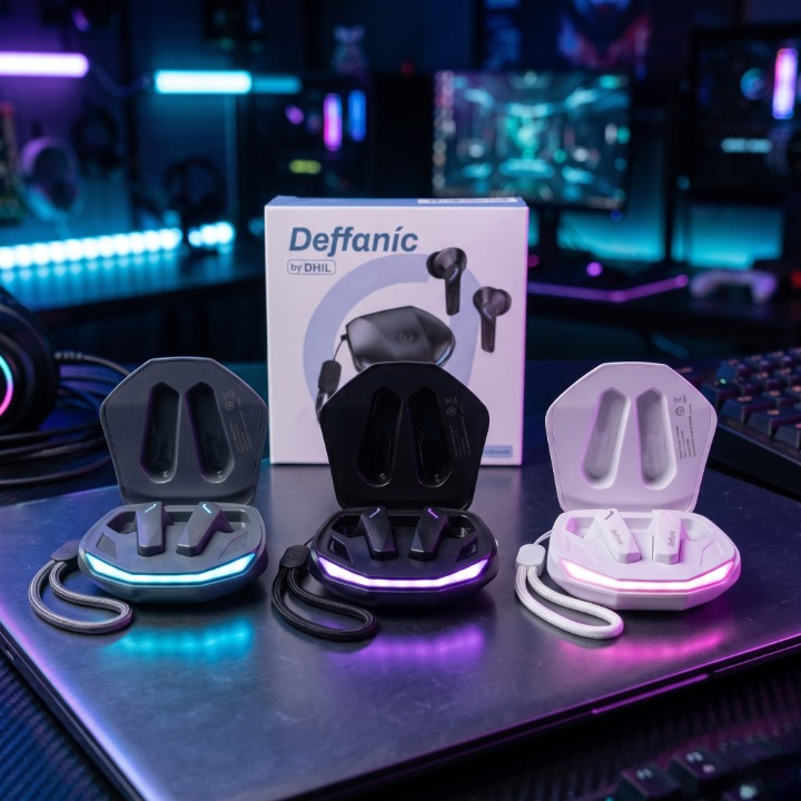 Deffanic by DHIL Wireless Earbuds - Grey