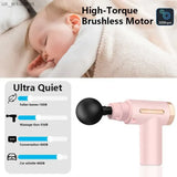 Smart Quiet Massage Gun with 4 Heads Ideal for athletes and home use