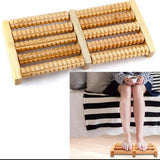 Traditional Wooden Roller Foot Massager Durable Natural Wood Design For Relaxation Stress Relief And Improved Blood Circulation wooden material